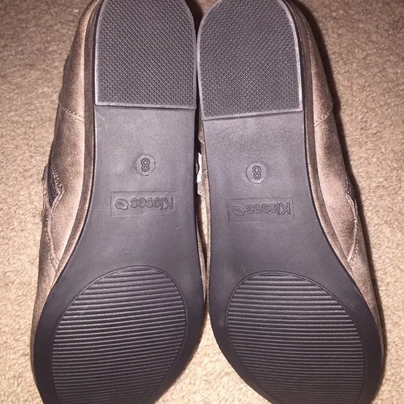 Too scope by 2 lips too wedge boot 8 brown combat - Picture 8 of 8